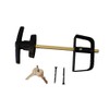 Shed Windows and More Shed T-Handle Lock Set 6-1/2" Black