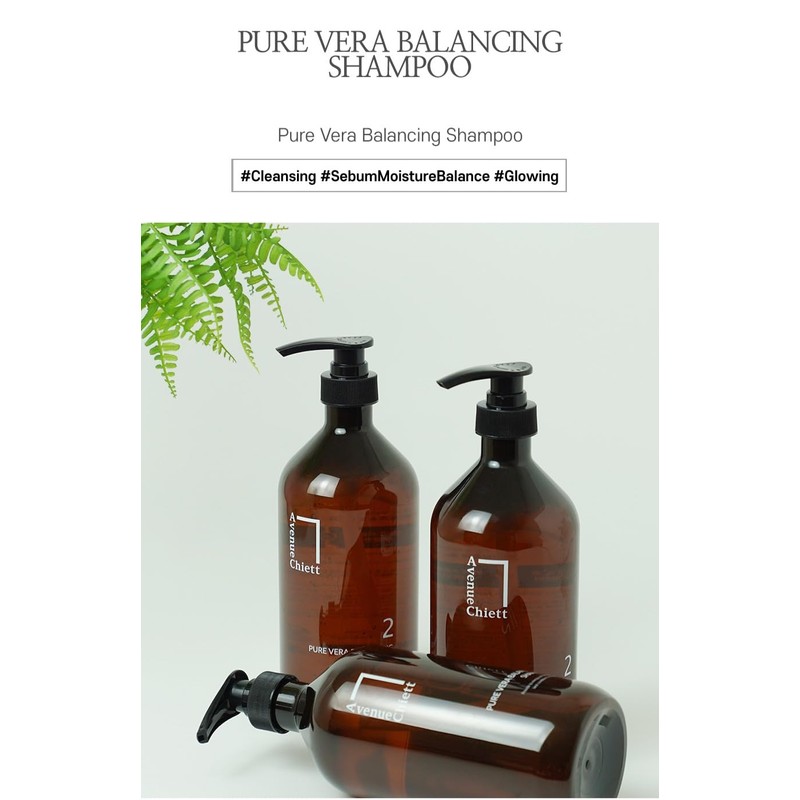 Avenue Chiett Pure Vera Balancing Shampoo Nourishes Hair and Scalp