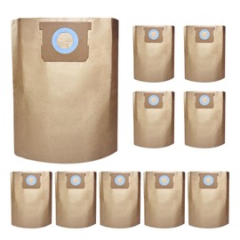 10 Pack DXVA19-4102 Shop Vac Bags for DEWALT 12-16 Gallon Wet/Dry Vacuum Compatible with DXV12P DXV14P DXV16P DXV16PA DXV16S