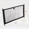 sourcing map 2pcs 2-Layer Small Cargo Net 17.7" x 9.8"