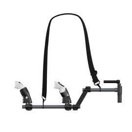 Gun Stock for Meta Quest 3s, Compatible with Quest 2 Quest 3 Controller Grips for Enhance Stability and 2 Pcs Control Magnetic Stock Rifle Adapter Set (Black for Quest3s/3/2)