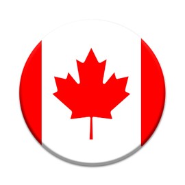 2X Sticker Set - Canadian Flag - for Phone Grip Stent Cell Phones Tablets (Stickers Only)