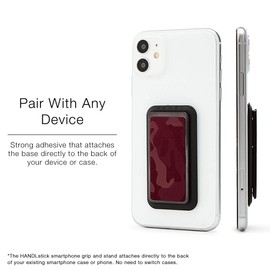 HANDL New York: Red Camo - HANDLstick Grip and Stand for Smartphone