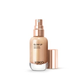 KIKO MILANO - Glow Up Face And Body Highlighter 01 Transfer-proof liquid highlighter with a metallic finish