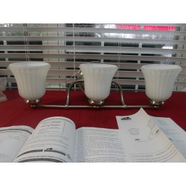 Savoy House 8-470-3-SN Mercer 3 Light 24 inch Bathroom Vanity Wall Light