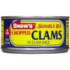 Bumble Bee Snow's Chopped Clams in Clam Juice, 6.5 oz