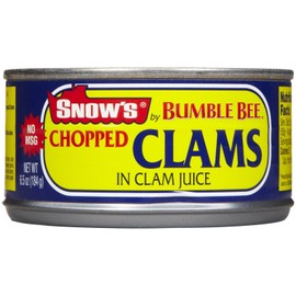Bumble Bee Snow's Chopped Clams in Clam Juice, 6.5 oz