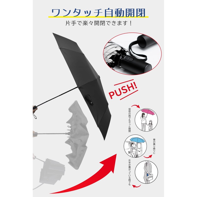 Kizawa Parasol, For Both Sun and Rain, 100% Shading Rate,