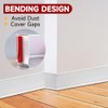 Vinyl Wall Base, 4 Inch(W) x 10 Feet(L) Flexible Baseboard