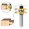 Lock Miter 45 Degree Joint Router Bits + 2Pcs Tongue
