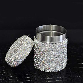 Bestbling Luxury Bling Portable Stainless Steel Toothpick Holder Toothpicks Case Dispenser Storage Organizer Container Box for Home Hotel Decoration (Silver)