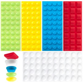 Alpinleux 194 Pcs Bump Dots, Multi Shapes Low Vision Aids Tactile Stickers for Visually Impaired, Braille Aids for Low Vision, Blind, Elderly (5 Colors)