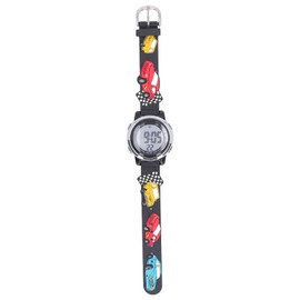Boy Digital Watch Cartoon Waterproof Stylish Multifunctional LED Backlight Sports Boy Watch for Kids Over 3 Years Old