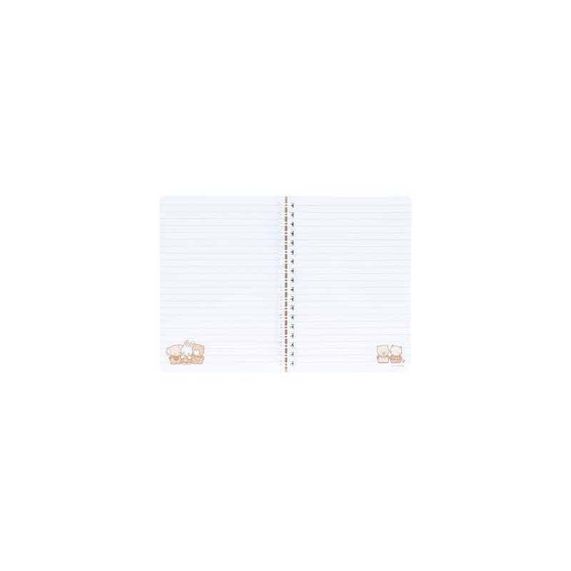 Sunstar Stationery S2642620 Sanrio Character Notebook, Ring Notebook, B6, Retro