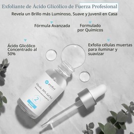 Glycolic Acid 50% Gel Peel - Enhanced with Retinol & Green Tea Extract (Professional Skin Peel)1 ounce