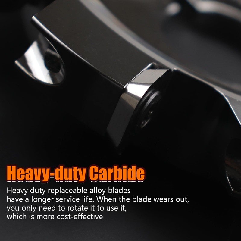 ROOCBIT Tungsten Carbide Shaping Disc 8 Blades with Replaceable Cutters