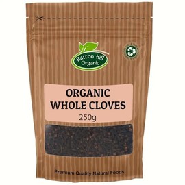Organic Whole Cloves 250g by Hatton Hill Organic | Rich, Aromatic, and Versatile Spice for Sweet & Savoury Dishes