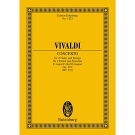 Concerto, RV 533 : for 2 flutes and strings