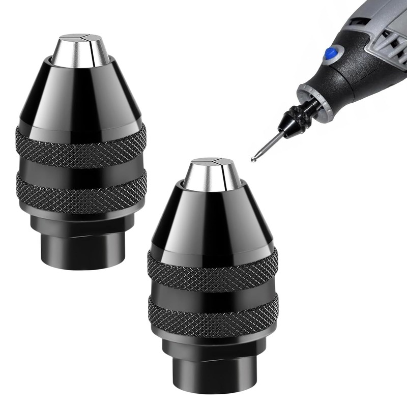 4486 Drill Chuck for Dremel - 2 Pieces Chuck for