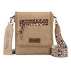 Wrangler - Bolso cruzado para mujer, estilo clásico, tela a