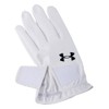 UA All Weather Golf Glove 6001271 (100) White LXS, white