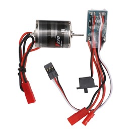 RC Brushed Motor ESC Combo Car Model Boat Model Universal Stainless Steel Brushed Motor 31T JST Plug with 30A Brush ESC for 1/16 1/18 RC Cars