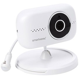 Smartwares Baby IP Camera Monitor - See, Hear and Soothe - nightlight, lullabies, 2 Way Audio, Humidity and Temperature Indicators. Connects to Your Smartphone.
