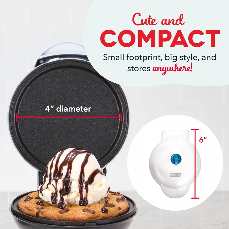 DASH DASH Mini Maker Electric Round Griddle for Individual Pancakes,