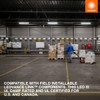 LEDVANCE 2ft Dual Selectable LED Strip Luminaire, 15/20/25/30W, 3 CCT