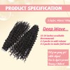 Deep Wave Tape in Extensions Human Hair 14inch Color #1B