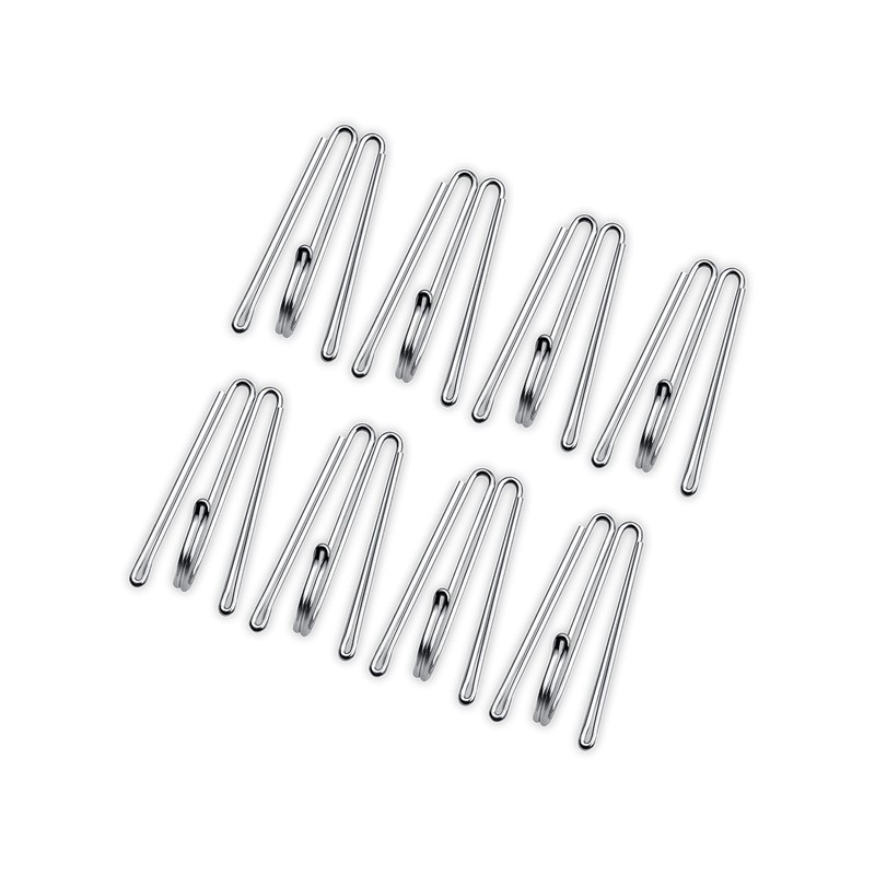 Metal Curtain Hooks Pinch Pleat Header Tape Pins Heavy Duty
