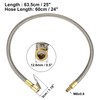 X AUTOHAUX 60cm 24" Car Tire Air Inflator Hose Adapter