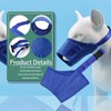Soft Anti-Biting Barking Chewing Muzzle, Breathable Waterproof Adjustable Muzzle for