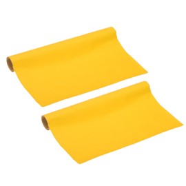 PATIKIL Leather Repair Patch, 2 Pack 10 x 24 Inch Self-Adhesive Vinyl Patch Furniture Tape Repair Kit for Sofas Couches Stools Chairs Cabinets Bags, Yellow