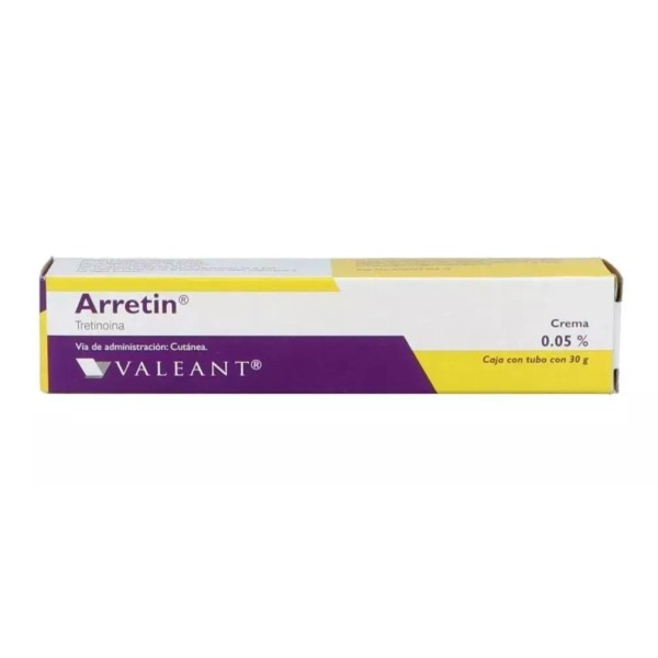 Valeant Arretin (treitinoina) 0.05% Crema Para Acné C/30 G Valeant