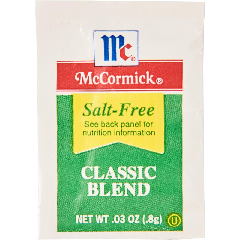McCormick Salt Free Classic Blend Packets, 300 count - One