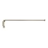 Innovative Brent Swing Arm Window Curtain Rod, Nickel - 1/2"