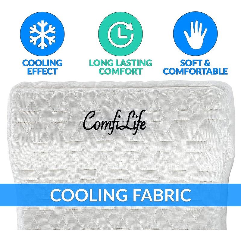ComfiLife Knee Pillow Cover Replacement with Cooling Fabric