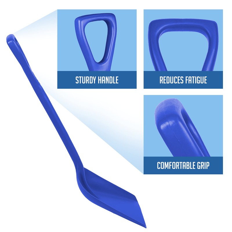 Remco 69813 Shovel,One-Piece,11",PP,Blue