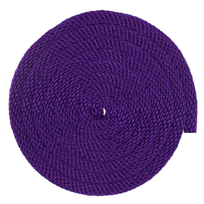 Multifilament Polypropylene Rope (1/2 Inch, 50 Feet, Purple) - Soft