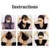 15 Pcs Black Mesh Wig Cap Open top Nylon Net