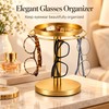 360° Rotating Eyeglass Stand for Organization – Space-Saving Stackable Glasses