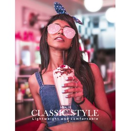 KALIYADI Improved Aviator Sunglasses for Men Women Polarised Sunglasses Ultralight with UV Protection and Spring Hinges, A7 Gold Frame with Pink Lens, m