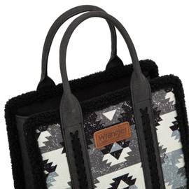 Wrangler Sherpa Tote Bag for Women Western Purses and Handbags WG166-8120SBK