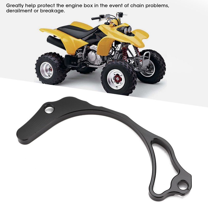 ATV Engine Cover Saver Black Aluminium Alloy Replacement for Sportrax