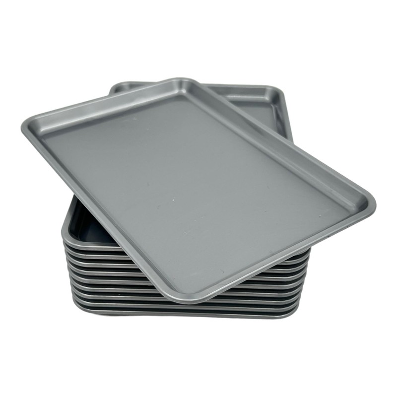 Chabrias Ltd Pack of 10 Plastic Rectangle Tip Trays -