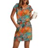 Beach Vacation Clothes for Women Hawaiian Dresses 2025 Tie Waist