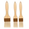 3pcs Natural Boar Bristle Brushes,Pastry Basting Brushes,for Barbecue,Outdoor Dining,Brush with