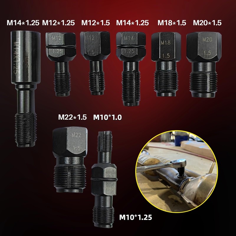 Jingwin Spark Plug Thread Chaser Kit, Oxygen Sensor Thread Chaser