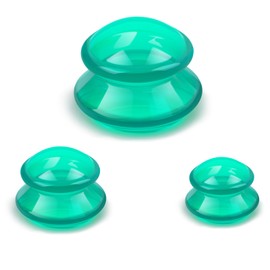 Excitsayno Silicone Cupping Therapy Sets, Cupping Kit for Massage Therapy,Anti Cellulite Cup, for Cellulite Reduction Joint Pain Muscle Pain